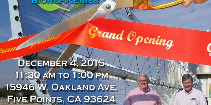 Biodico Westside Biodiesel Production Ribbon Cutting Event